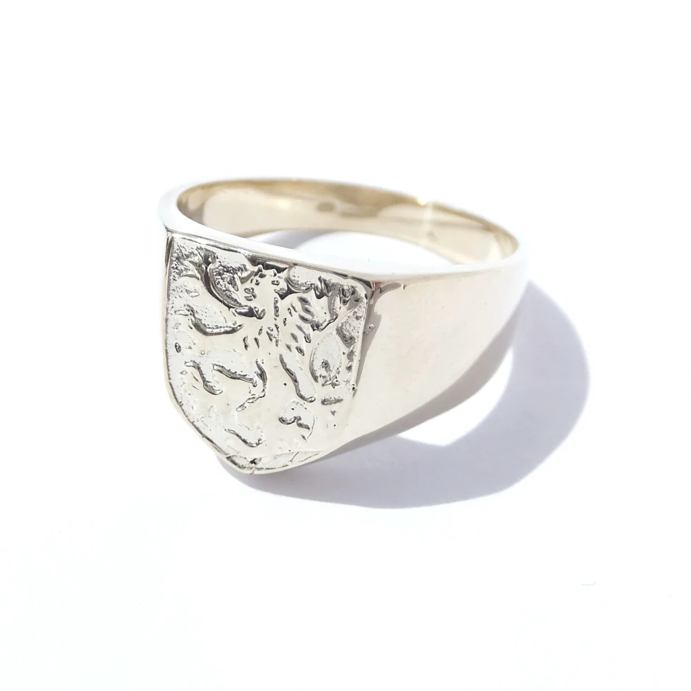 Zlatý prsten, Au 14K 585/1000, váha 8,13 g, použité zlato