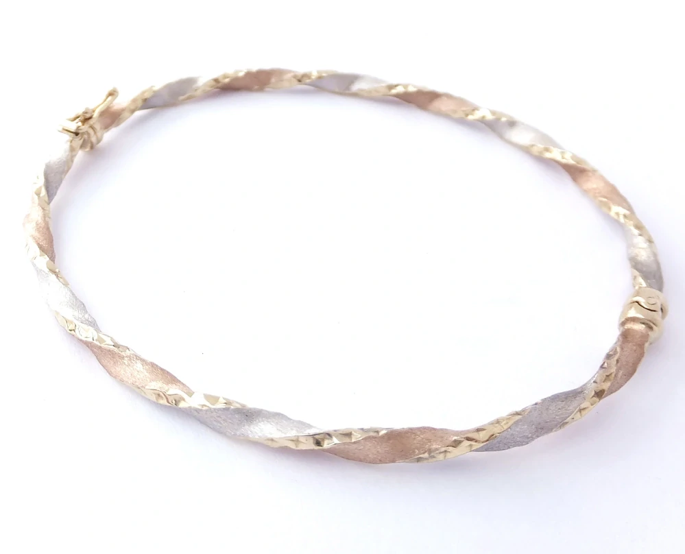 Zlatý náramek, Au 14K 585/1000, váha 3,65 g
