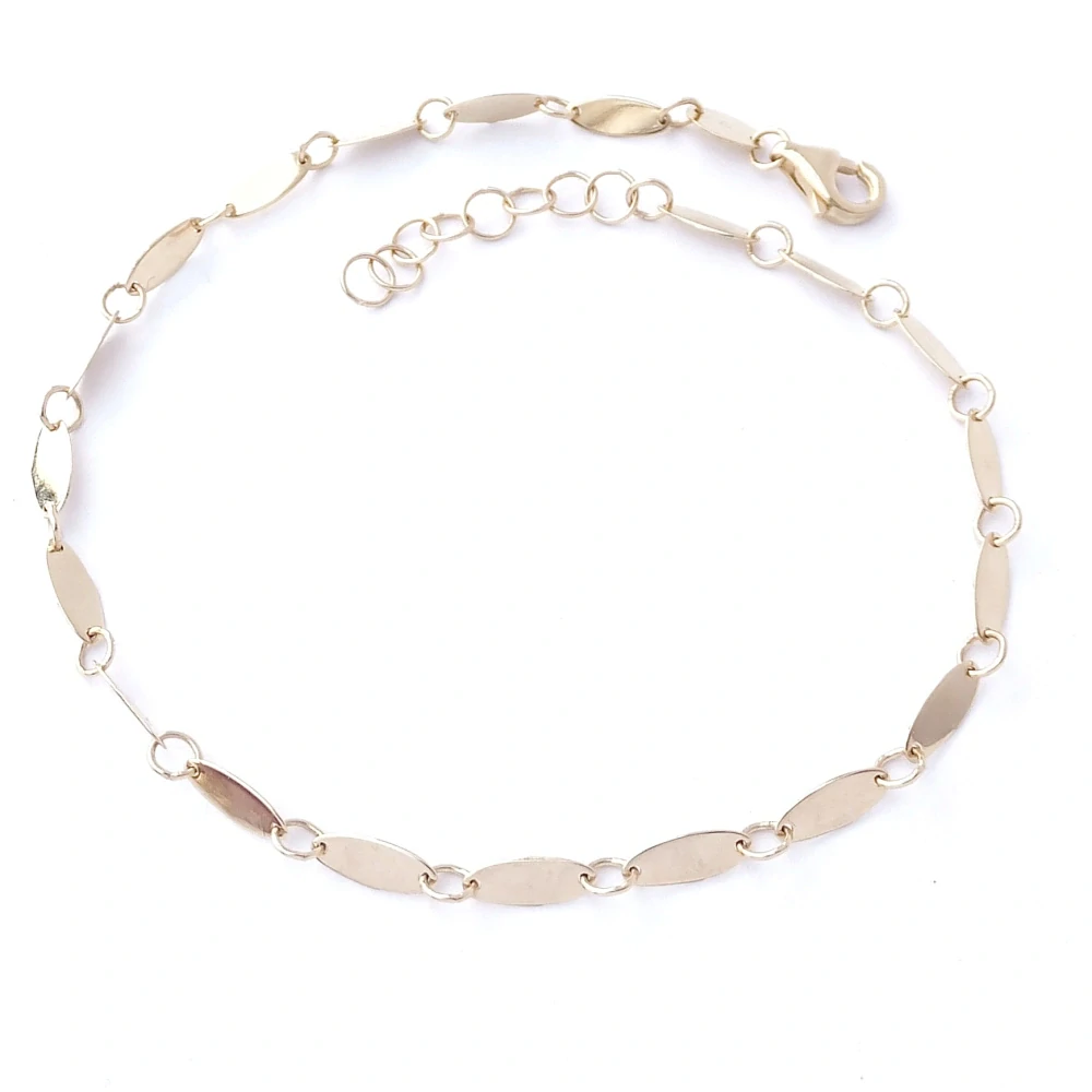 Zlatý náramek, Au 14K 585/1000, váha 1,76 g