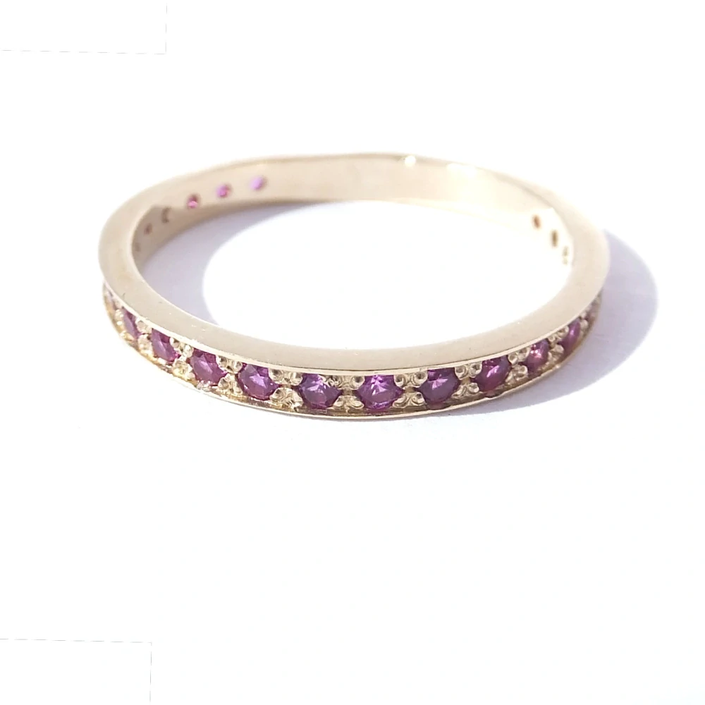Zlatý prsten, Au 14K 585/1000, váha 1,91 g