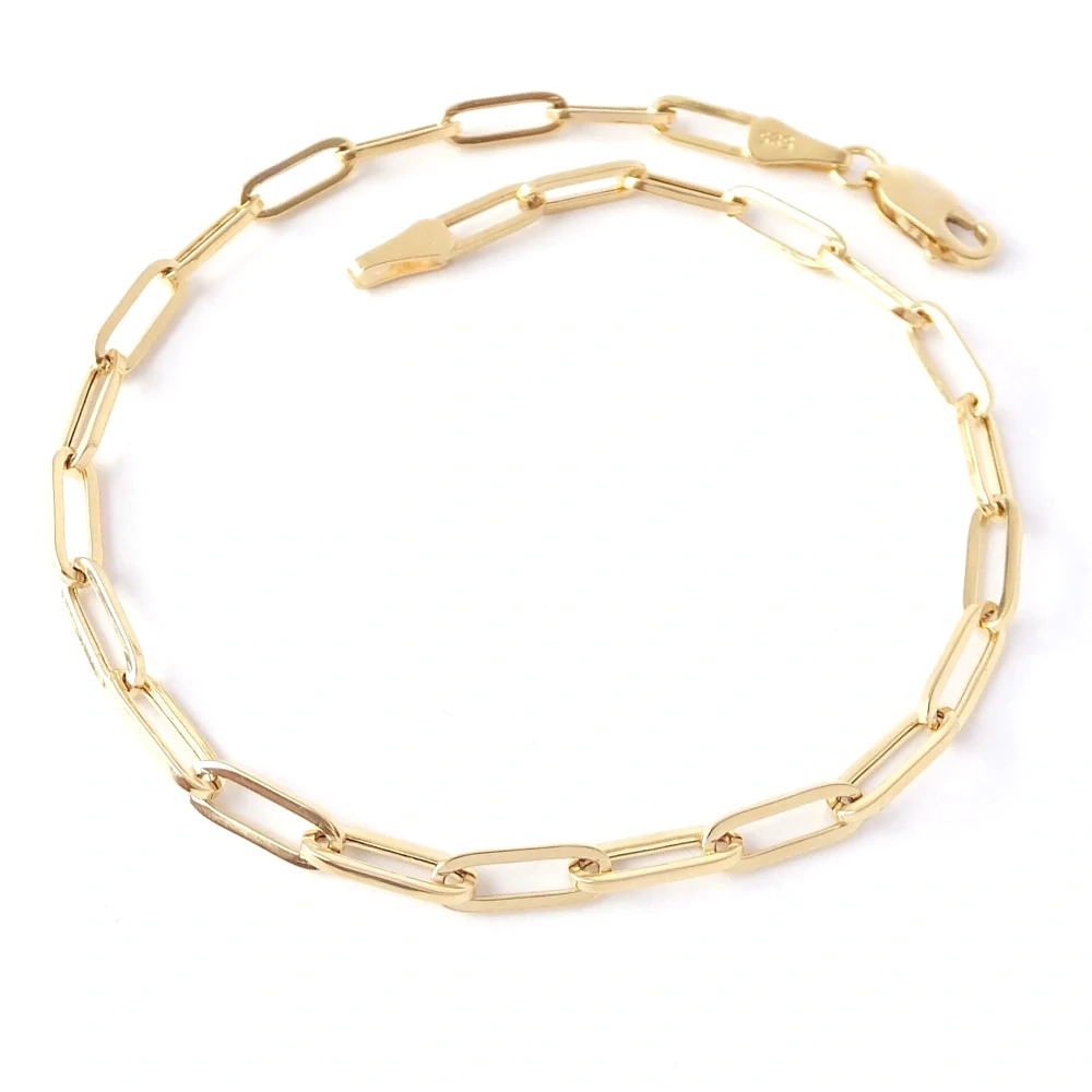 Zlatý náramek 21,5 cm, Au 14K 585/1000, váha 2,35 g