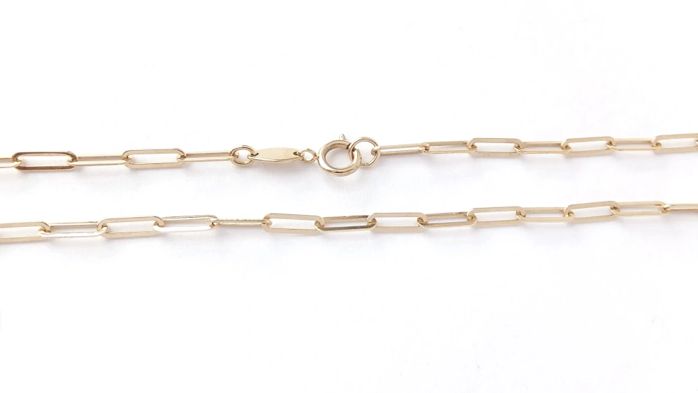 Zlatý řetízek 45 cm, Au 14K 585/1000, váha 2,91 g