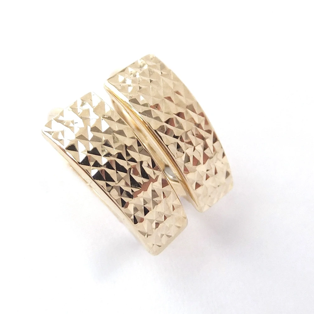 Zlaté náušnice, Au 14K 585/1000, váha 1,38 g