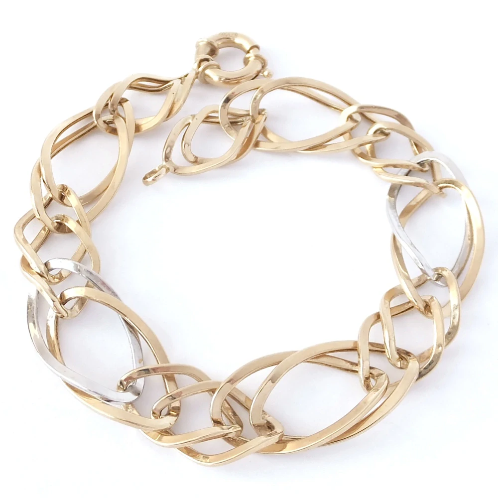 Zlatý náramek 19,5 cm, Au 14K 585/1000, váha 5,67 g