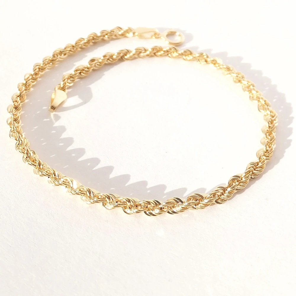 Zlatý náramek 19,5 cm, Au 14K 585/1000, váha 1,51 g