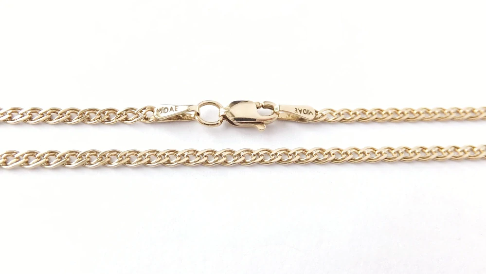 Zlatý řetízek 49 cm, Au 14K 585/1000, váha 4,25 g, použité zlato