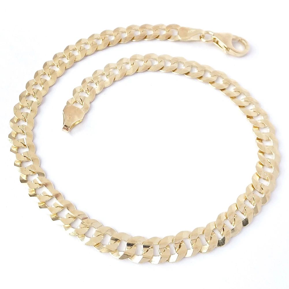 Zlatý náramek 22 cm, Au 14K 585/1000, váha 6,40 g