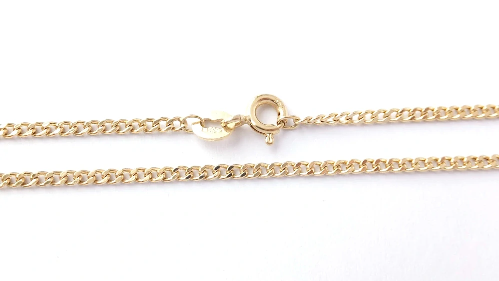 Zlatý řetízek 50 cm, Au 14K 585/1000, váha 2,20 g, použité zlato