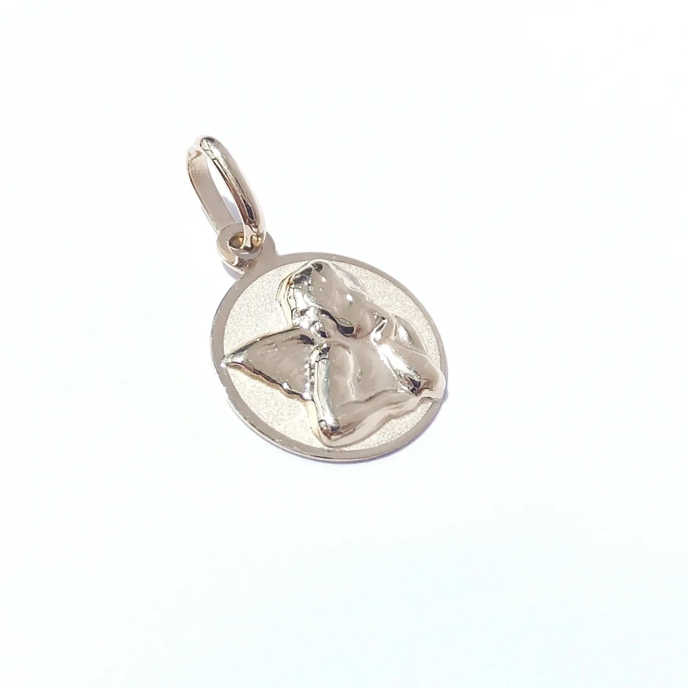 Zlatý přívěsek anděl, Au 14K 585/1000, váha 0,49 g