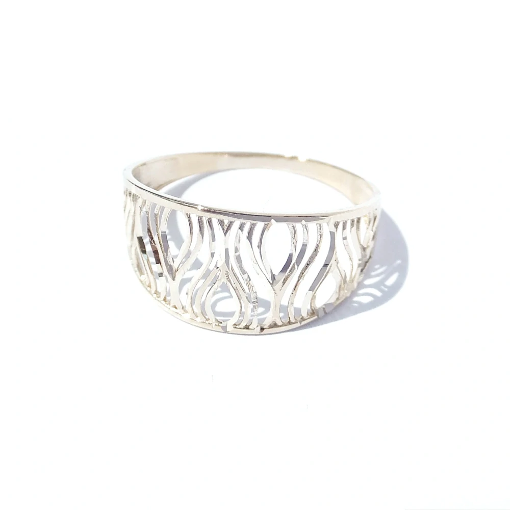 Zlatý prsten, Au 14K 585/1000, váha 1,43 g