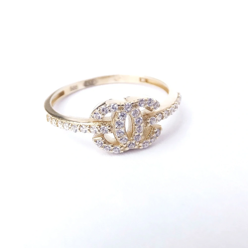 Zlatý prsten, Au 14K 585/1000, váha 1,52 g