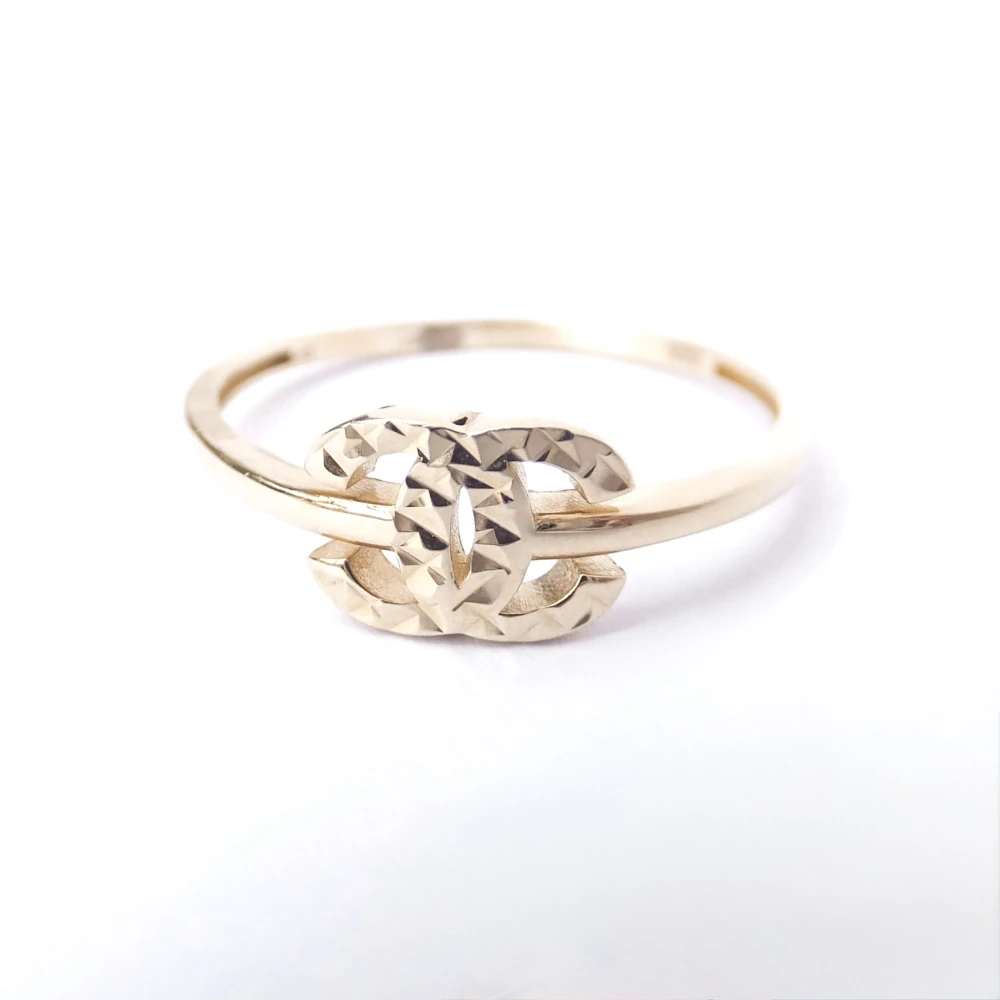 Zlatý prsten, Au 14K 585/1000, váha 1,31 g