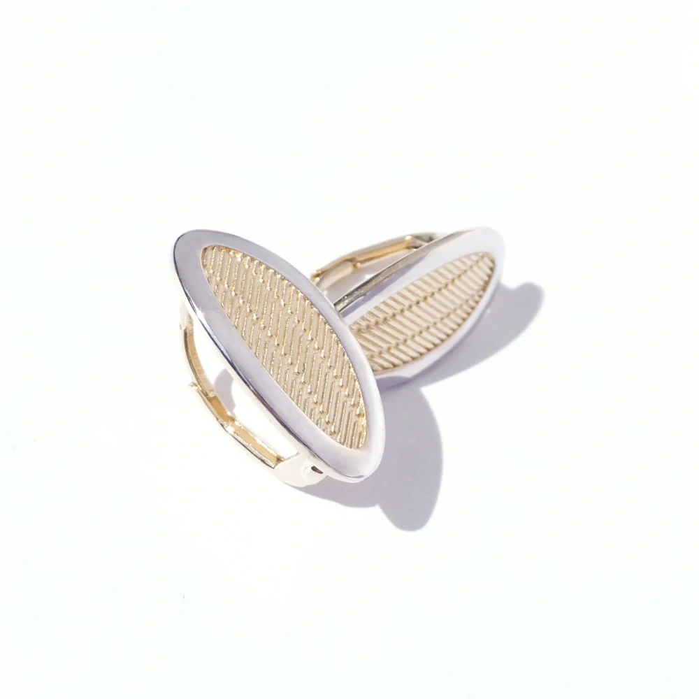 Zlaté náušnice, Au 14K 585/1000, váha 1,84 g