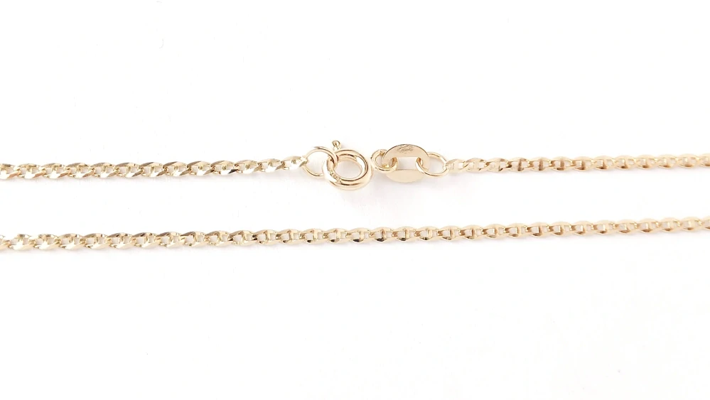 Zlatý řetízek 50 cm, Au 14K 585/1000, váha 2,03 g