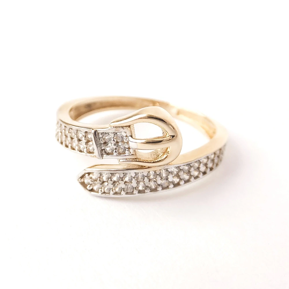 Zlatý prsten, Au 14K 585/1000, váha 2,53 g