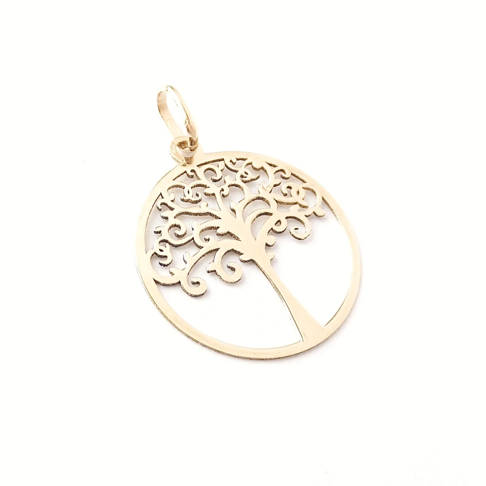 Zlatý přívěsek strom života, Au 14K 585/1000, váha 0,68 g