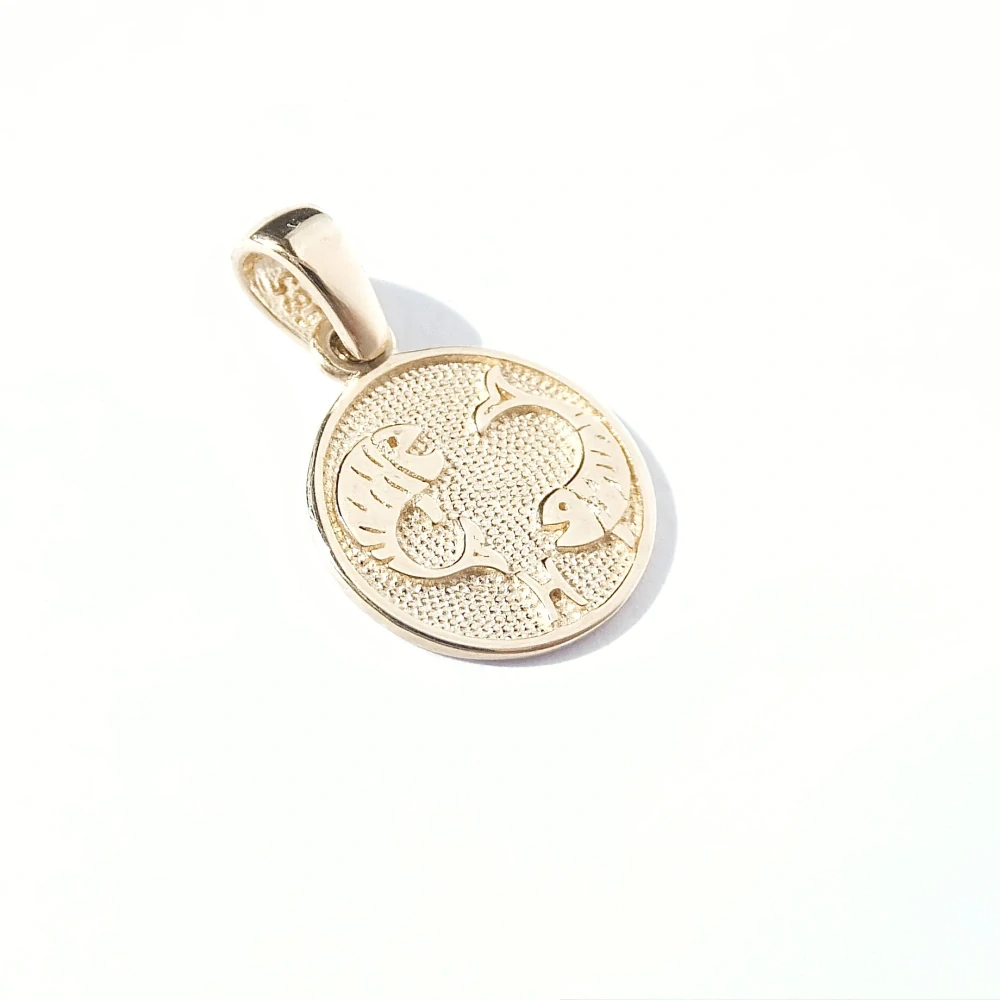 Zlatý přívěsek znamení Býk, Au 14K 585/1000, váha 0,92 g