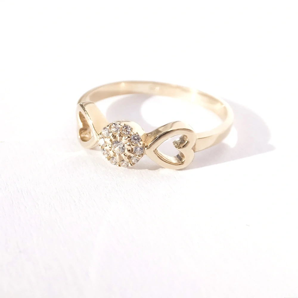 Zlatý prsten, Au 14K 585/1000, váha 1,81 g