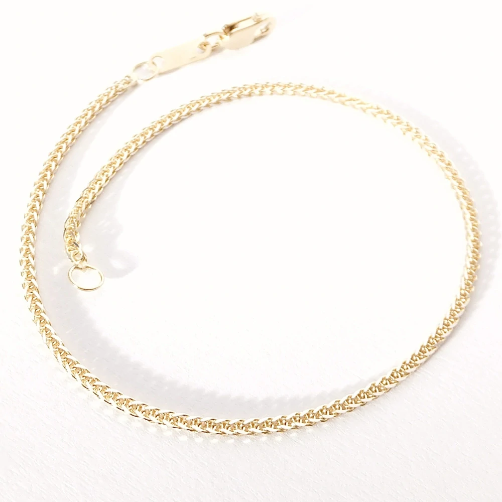 Zlatý náramek 18,5 cm, Au 14K 585/1000, váha 1,63 g
