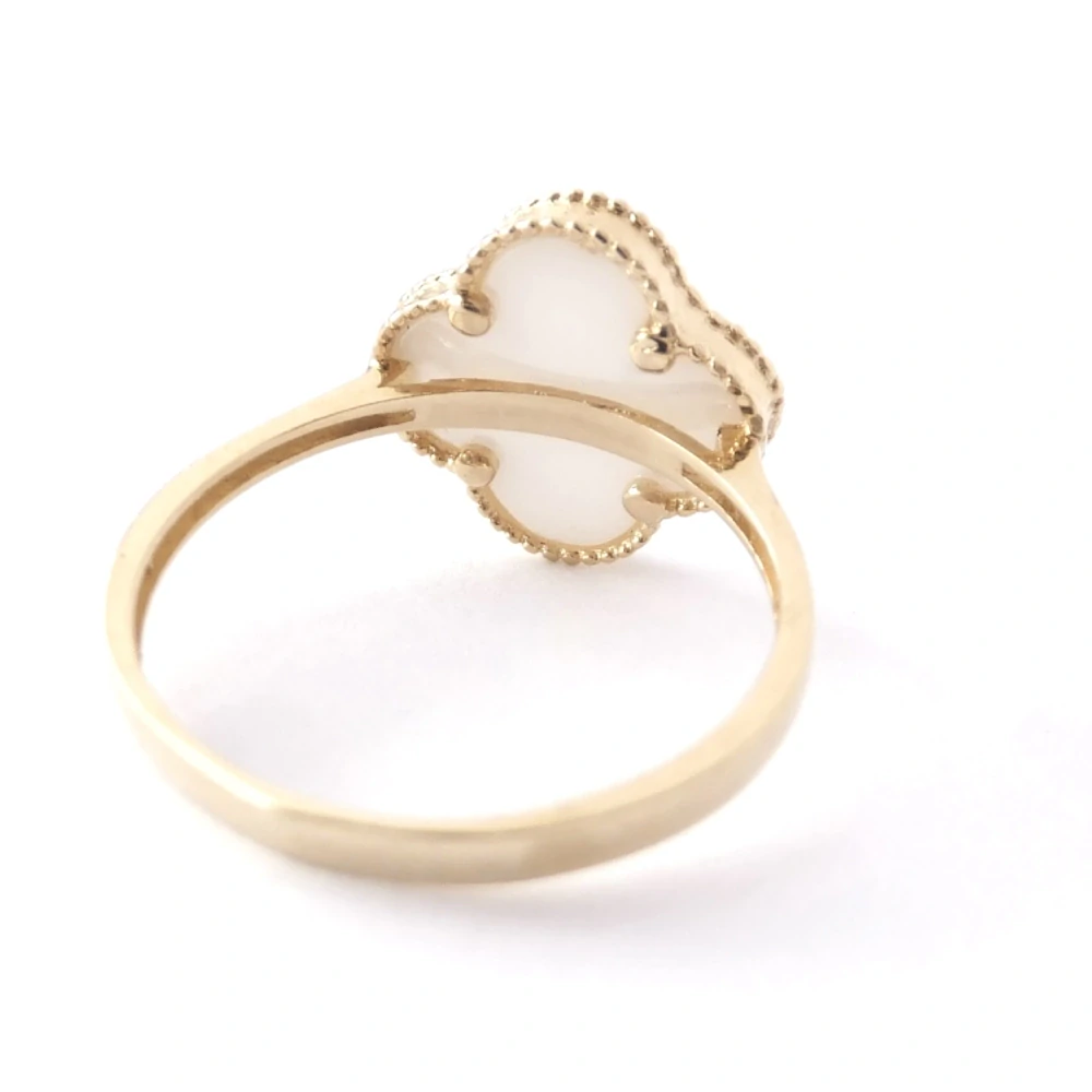 Zlatý prsten, Au 14K 585/1000, váha 2,43 g