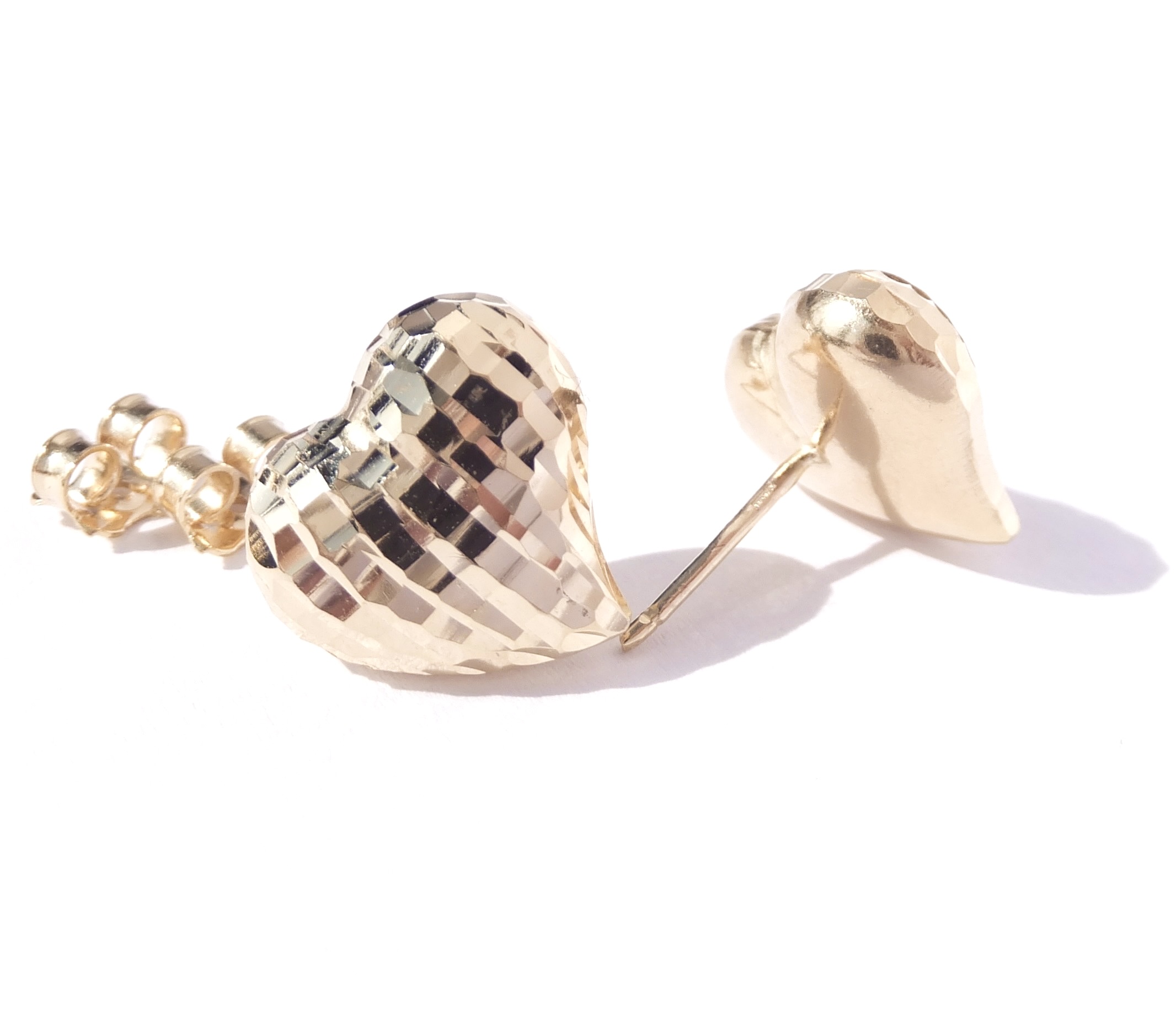 Zlaté náušnice, Au 14K 585/1000, váha 2,48 g