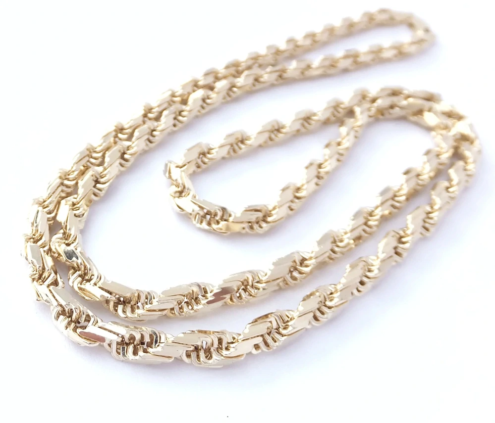 Zlatý řetěz 64 cm, Au 14K 585/1000, váha 21,06 g