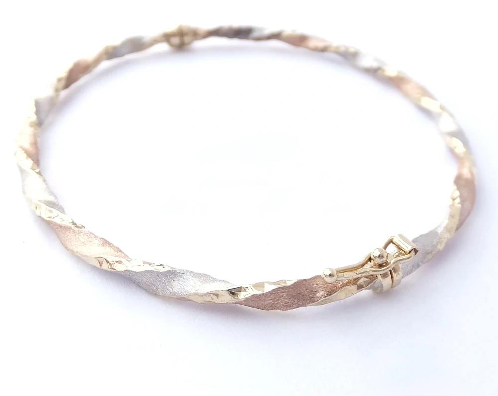 Zlatý náramek, Au 14K 585/1000, váha 3,65 g