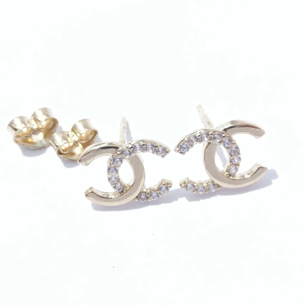 Zlaté náušnice, Au 14K 585/1000, váha 1,43 g