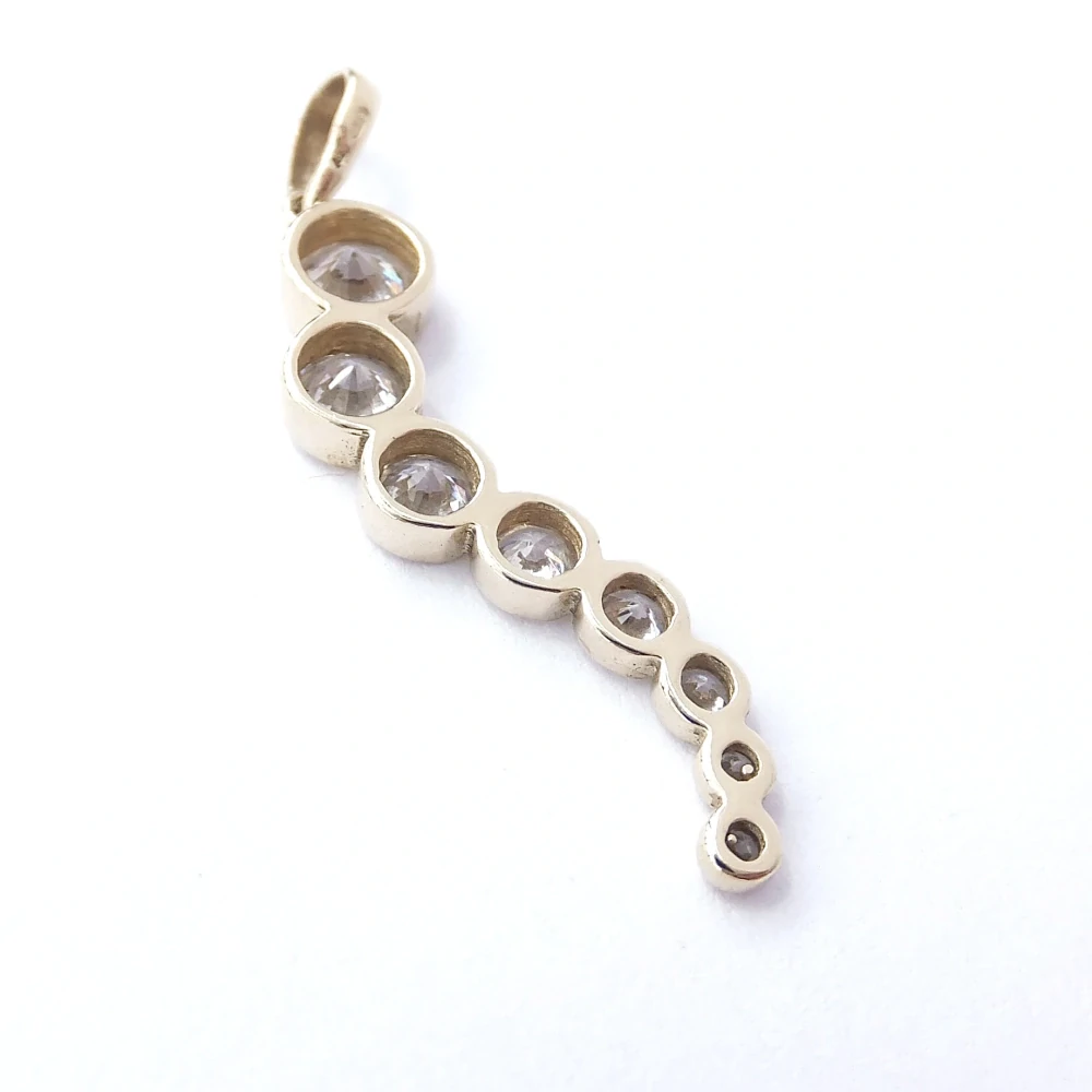 Zlatý přívěsek, Au 14K 585/1000, váha 1,53 g, použité zlato