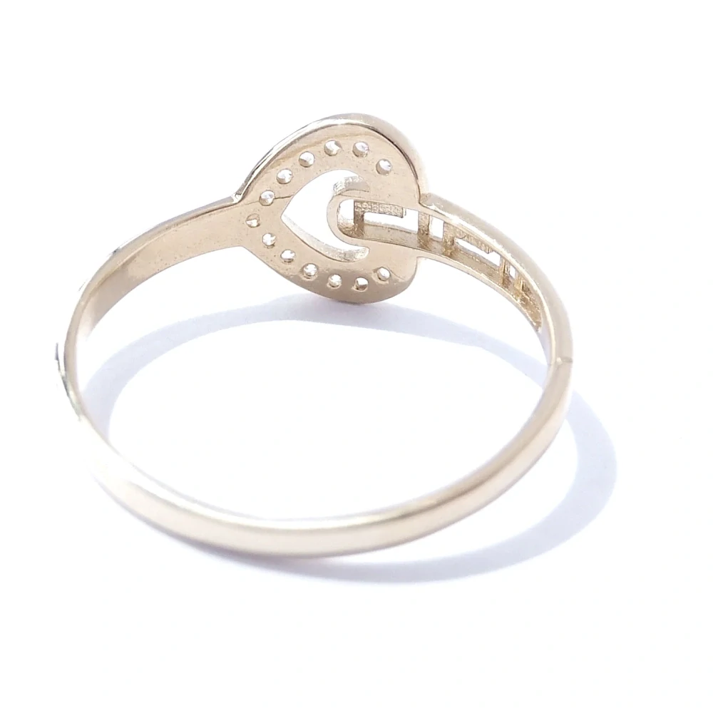 Zlatý prsten, Au 14K 585/1000, váha 1,34 g