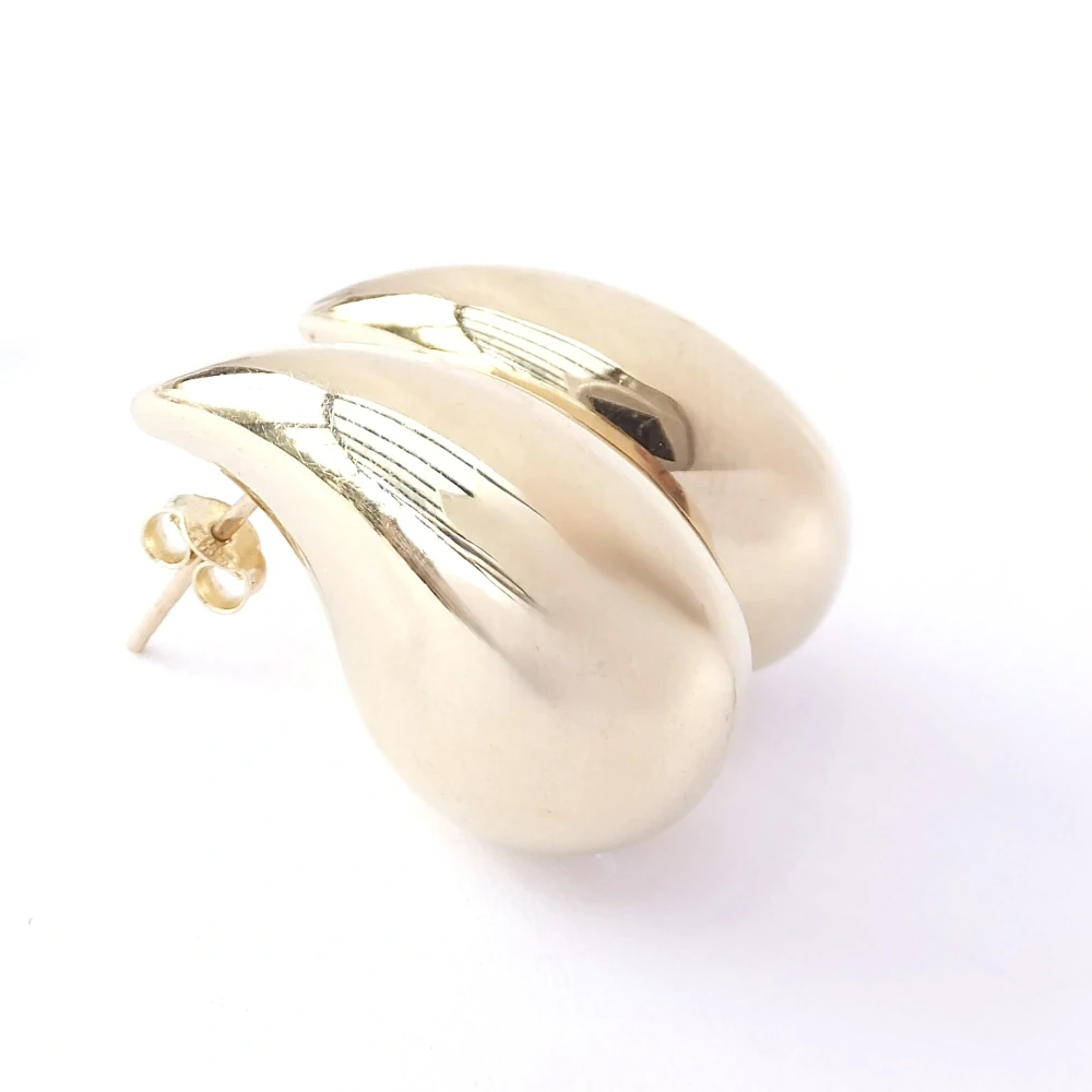 Zlaté náušnice, Au 14K 585/1000, váha 6,09 g