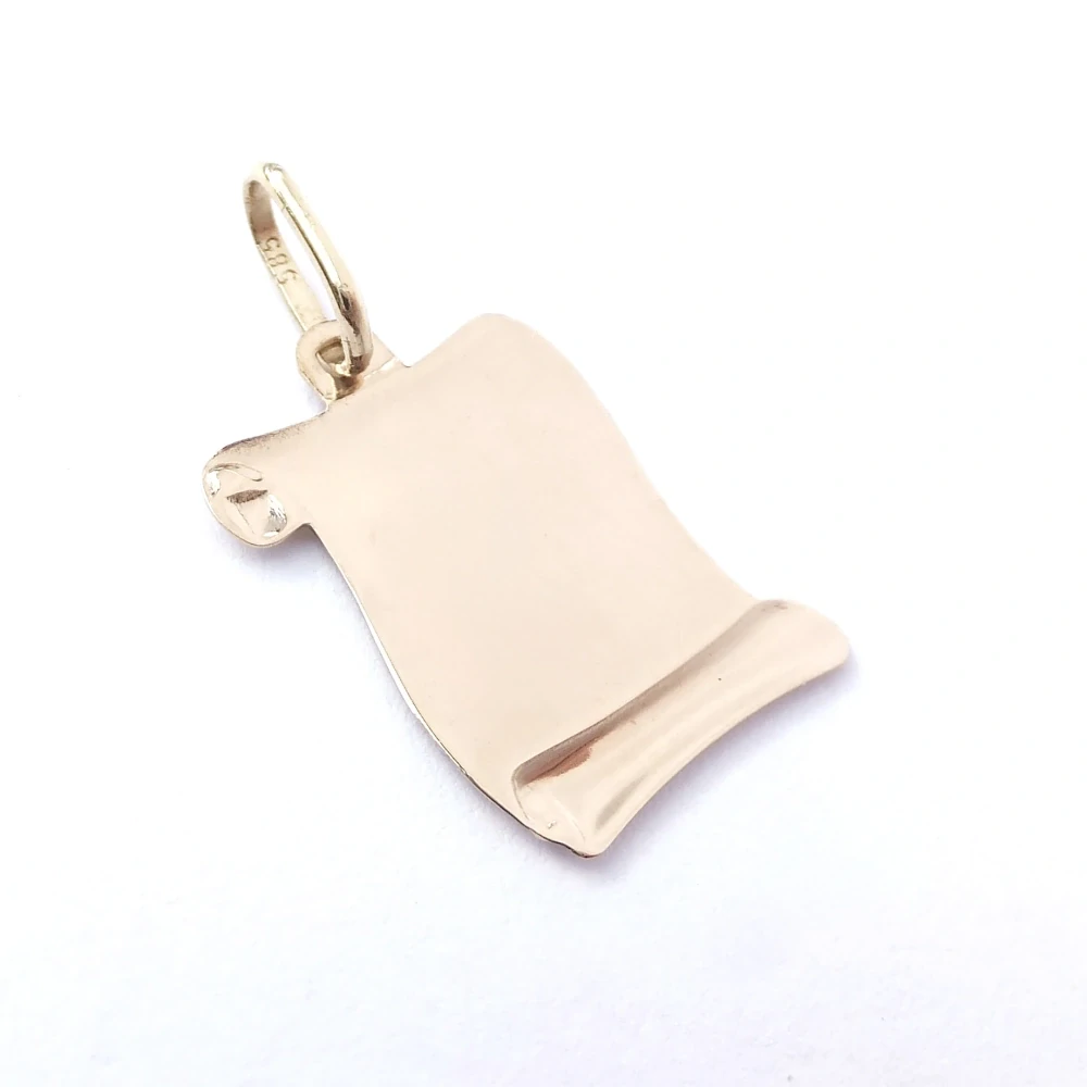 Zlatý přívěsek znamení Lev, Au 14K 585/1000, váha 0,86 g, použité zlato