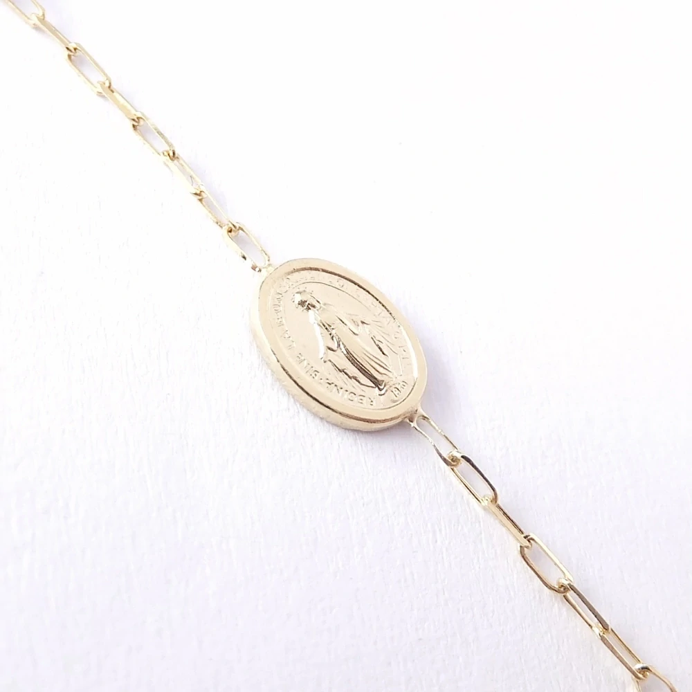 Zlatý náramek růženec, Au 14K 585/1000, váha 1,84 g