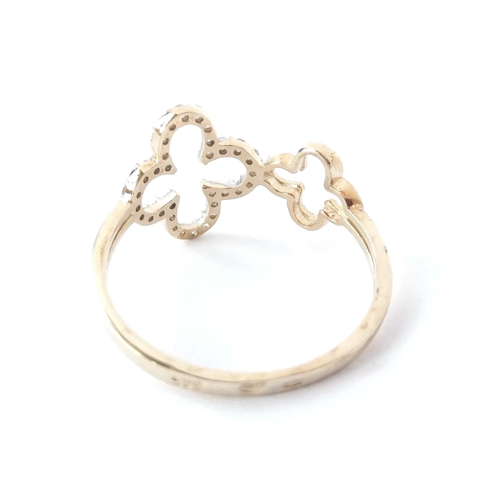 Zlatý prsten, Au 14K 585/1000, váha 1,98 g