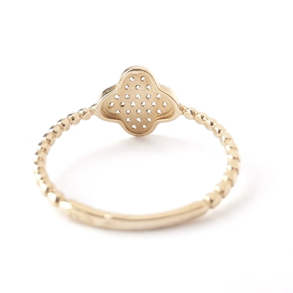 Zlatý prsten, Au 14K 585/1000, váha 1,38 g