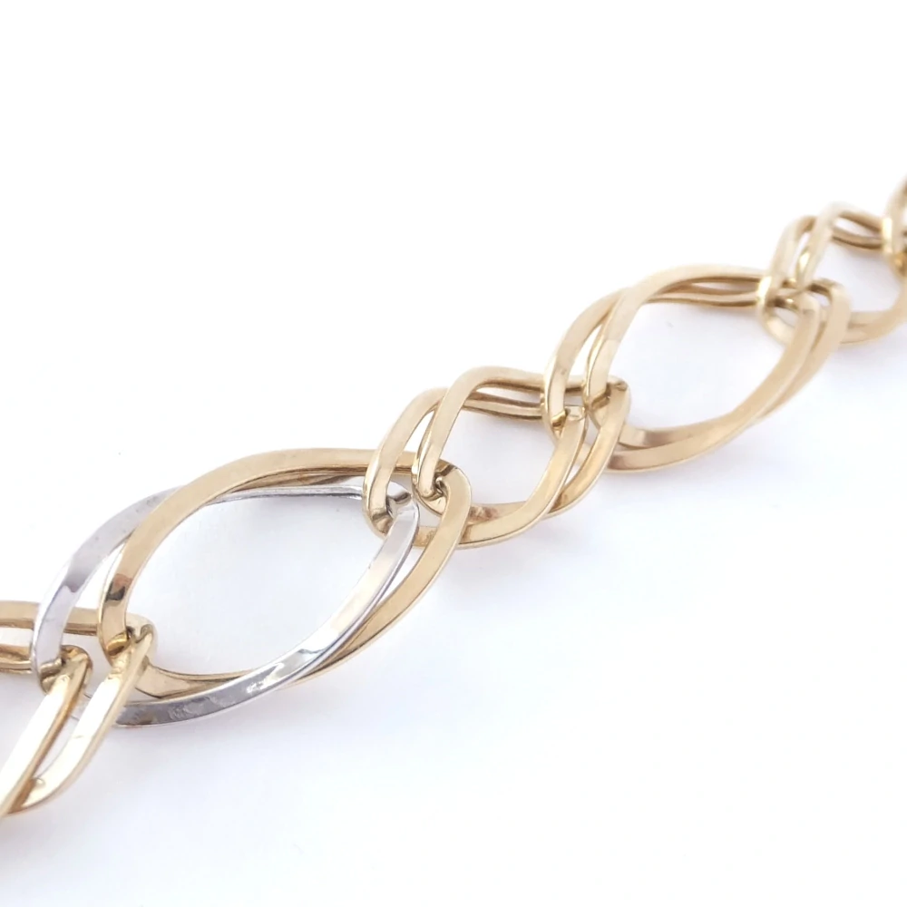 Zlatý náramek 19,5 cm, Au 14K 585/1000, váha 5,67 g