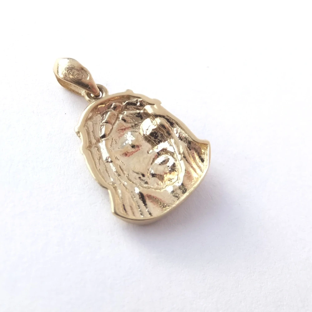 Zlatý přívěsek Ježíš, Au 14K 585/1000, váha 1,26 g