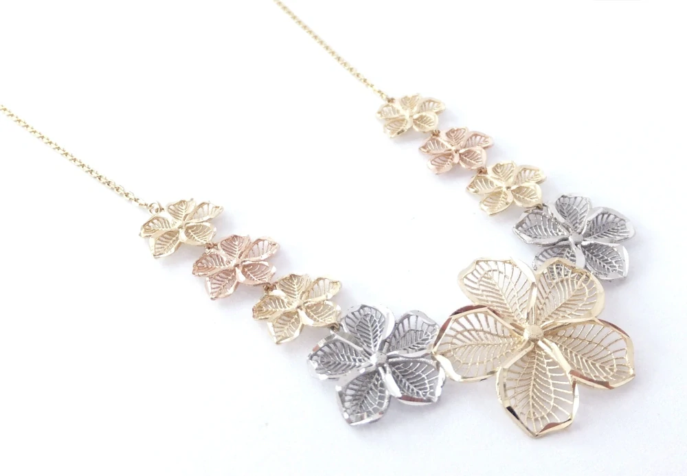 Zlatý náhrdelník 45 cm, Au 14K 585/1000, váha 6,04 g, použité zlato