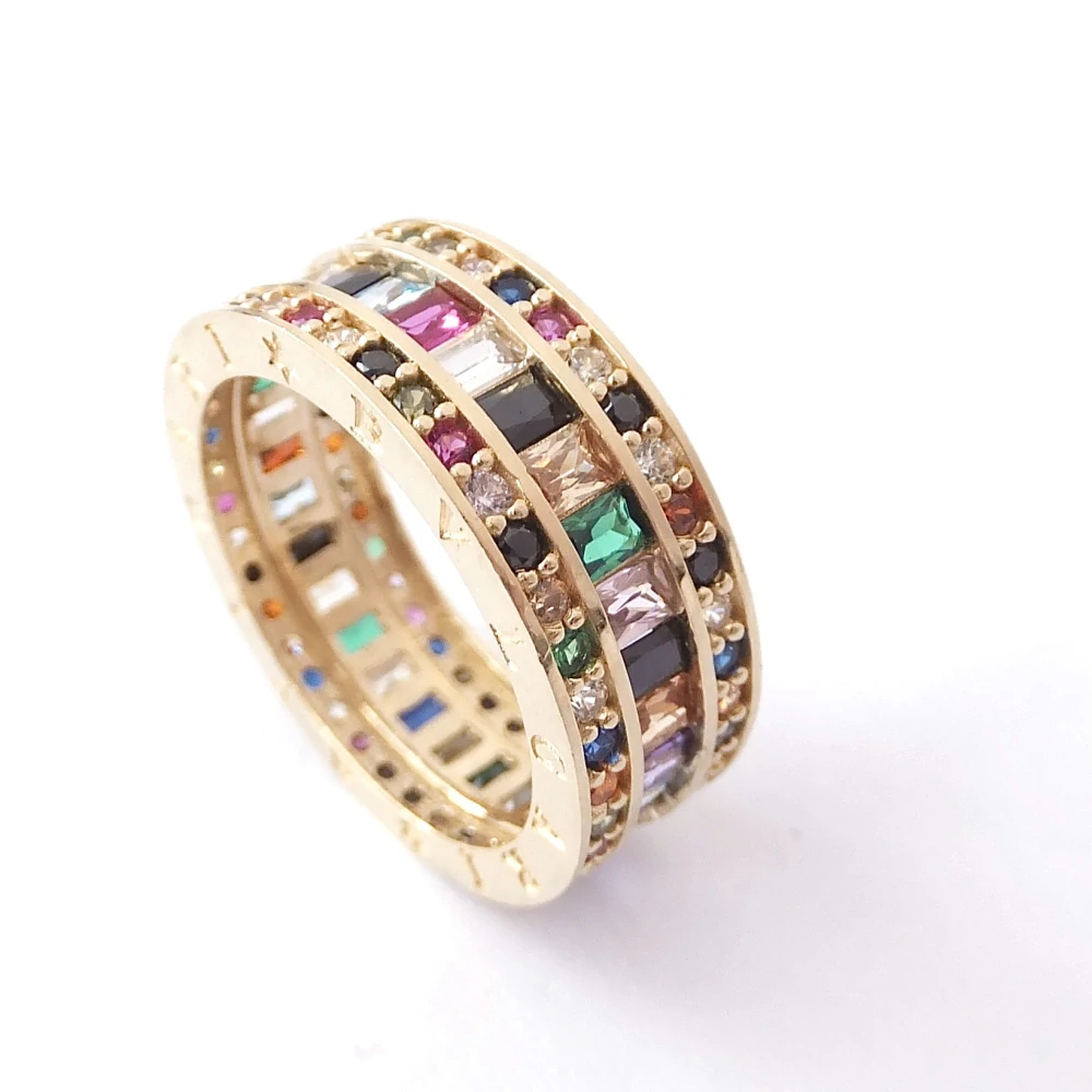 Zlatý prsten, Au 14K 585/1000, váha 5,82 g, použité zlato