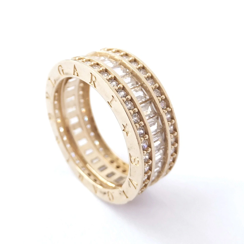 Zlatý prsten, Au 14K 585/1000, váha 6,12 g, použité zlato