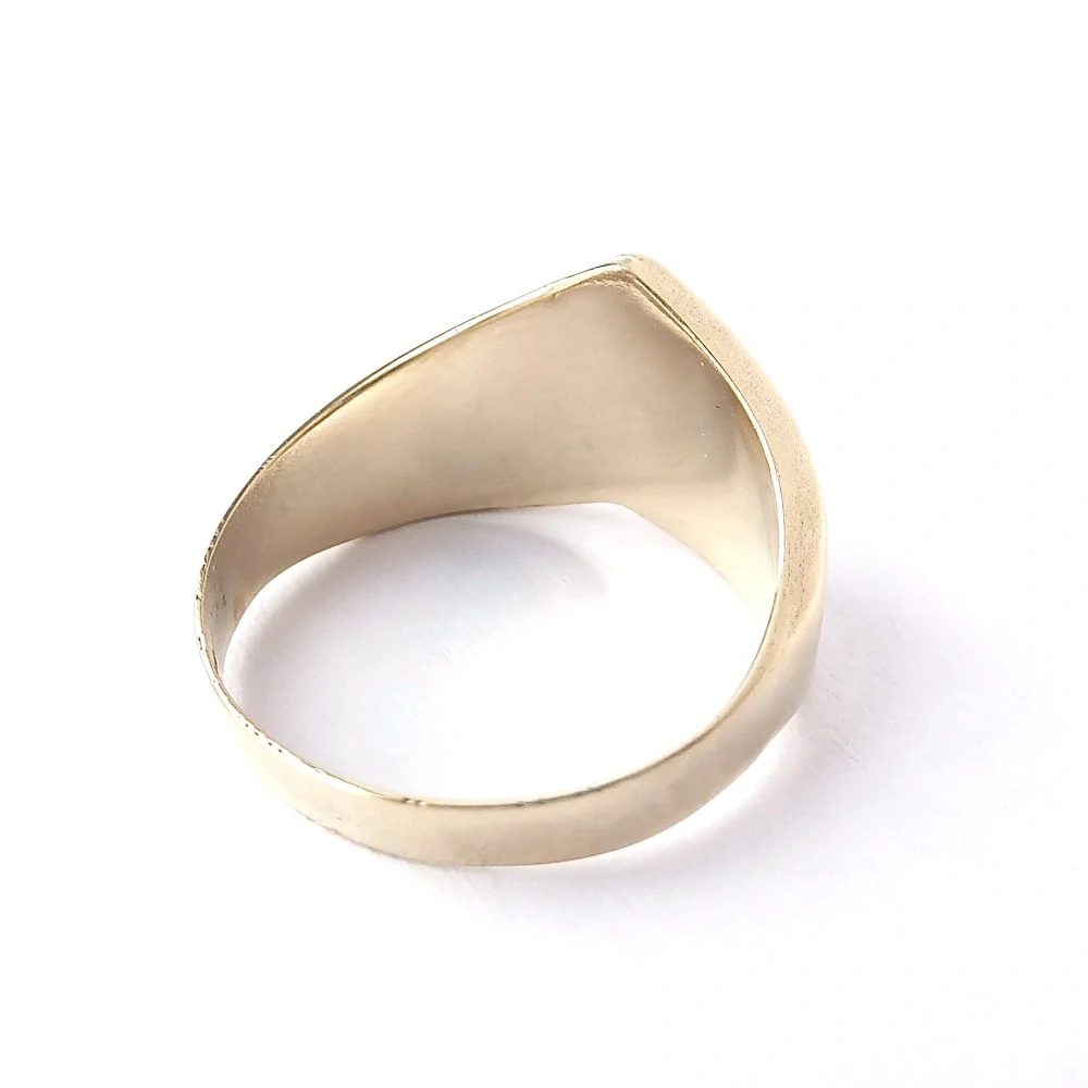 Zlatý prsten, Au 14K 585/1000, váha 1,62 g, použité zlato