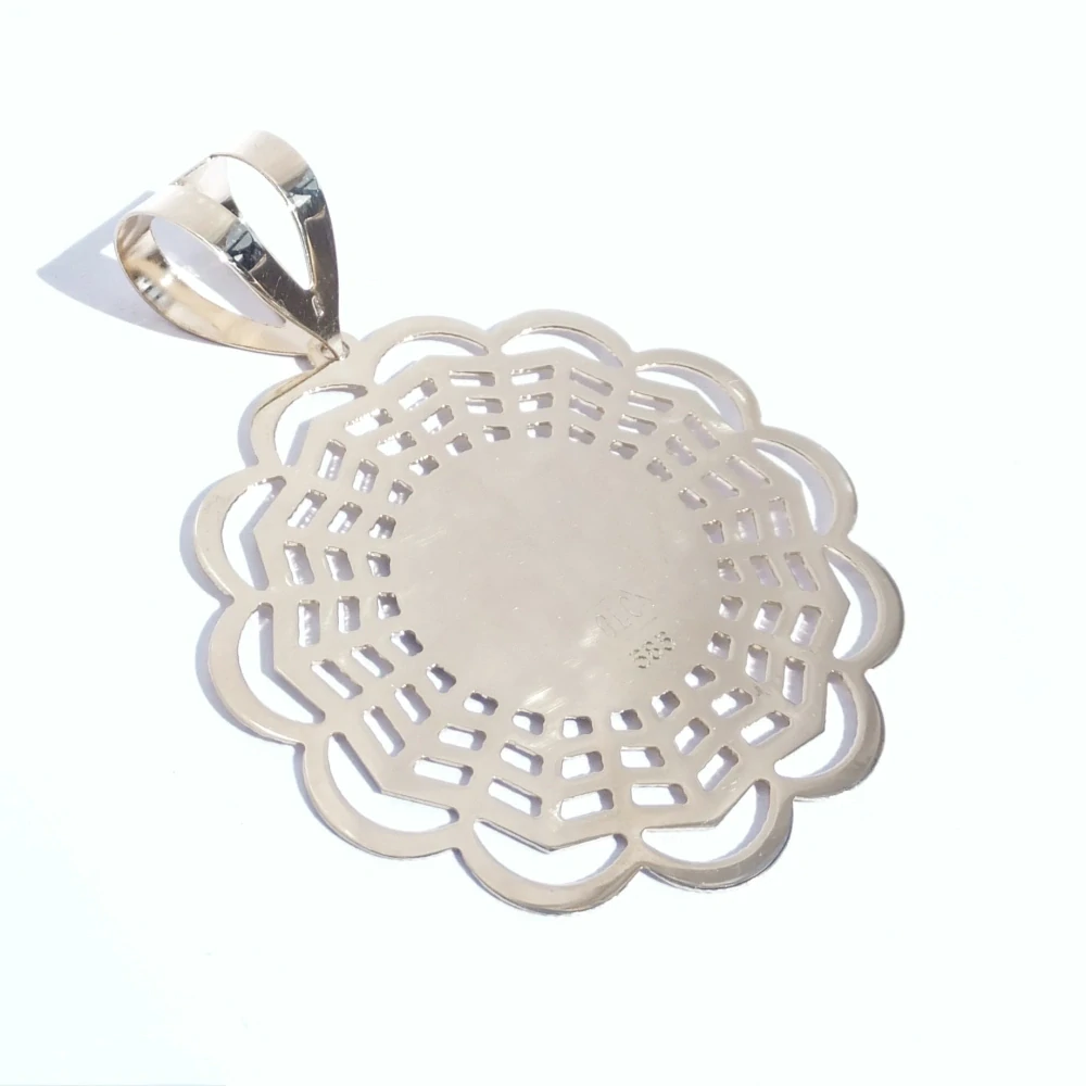 Zlatý přívěsek s Madonkou, Au 14K 585/1000, váha 7,20 g, použité zlato
