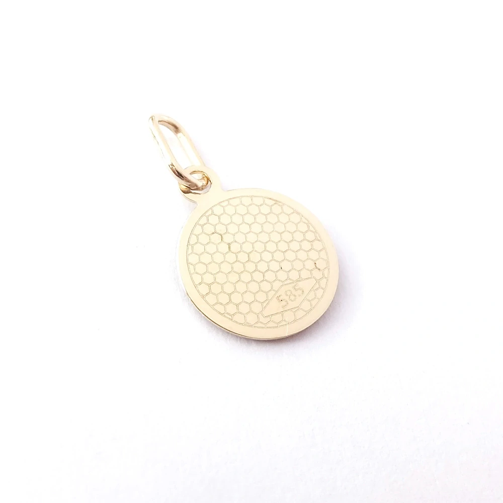 Zlatý přívěsek anděl, Au 14K 585/1000, váha 0,54 g