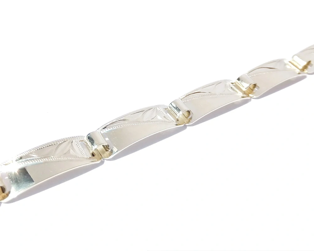 Zlatý náramek 21 cm, Au 14K 585/1000, váha 8,48 g