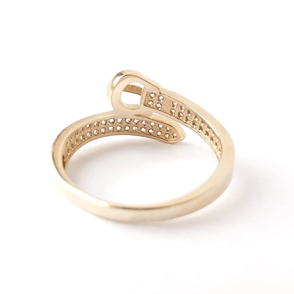 Zlatý prsten, Au 14K 585/1000, váha 2,53 g