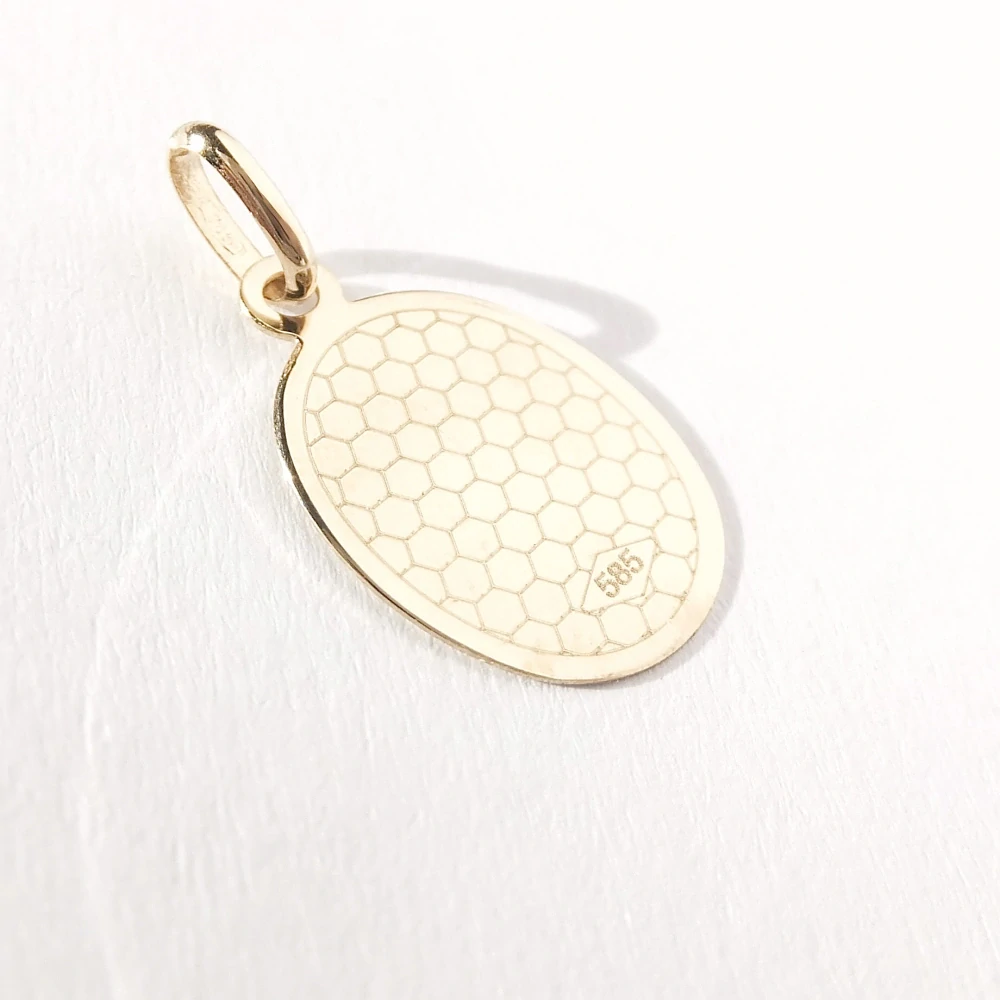 Zlatý přívěsek anděl, Au 14K 585/1000, váha 0,45 g