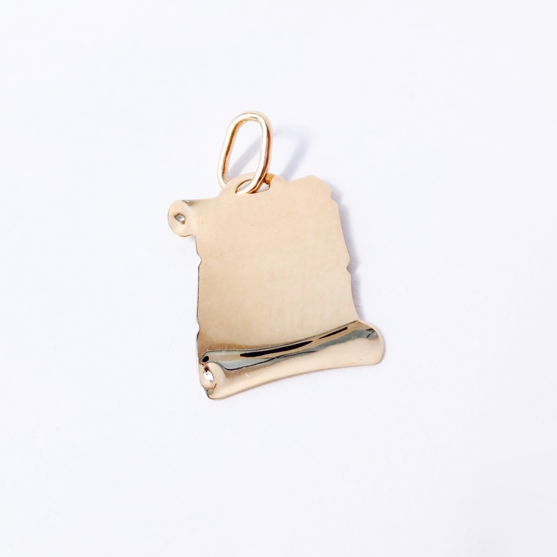 Zlatý přívěšek, znamení Vodnář, Au 14K 585/1000, váha 0,48 g