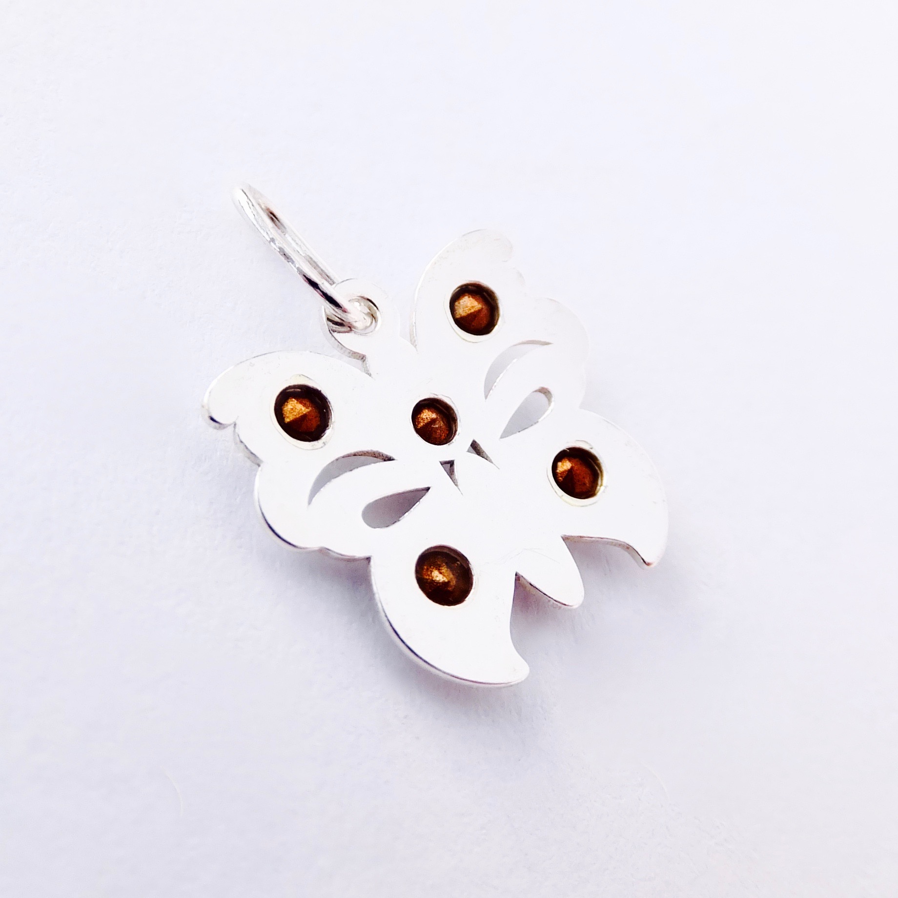 Stříbrný přívěšek motýlek, Ag 925/1000, váha 0,55 g