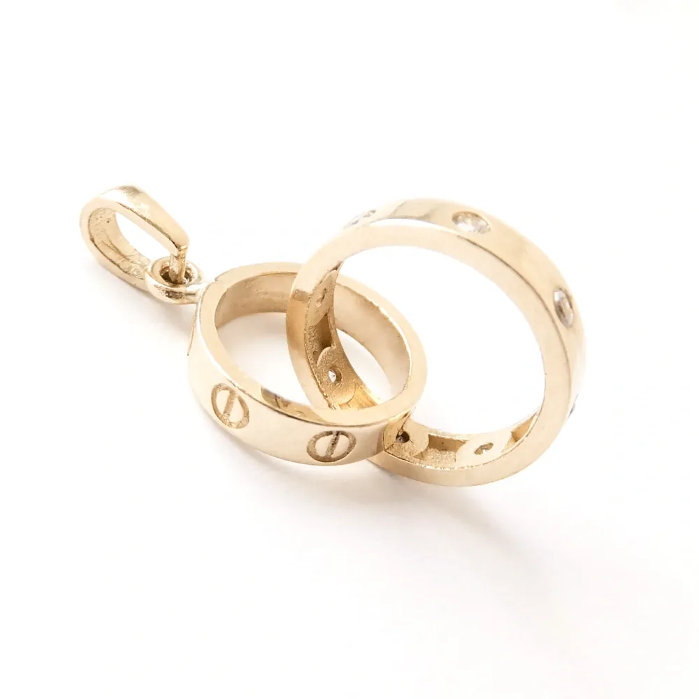 Zlatý přívěsek, Au 14K 585/1000, váha 2,20 g, použité zboží