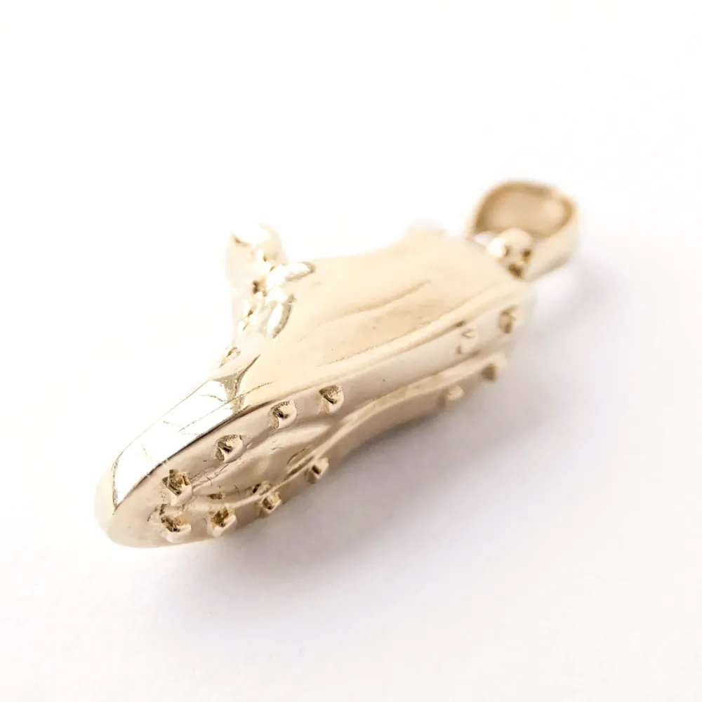 Zlatý přívěsek kopačka, Au 14K 585/1000, váha 3,43 g